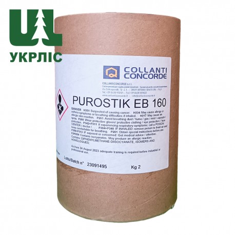 ПУР реактивний клей-розплав для крайки PUROSTIK EB 160, гільза 2кг