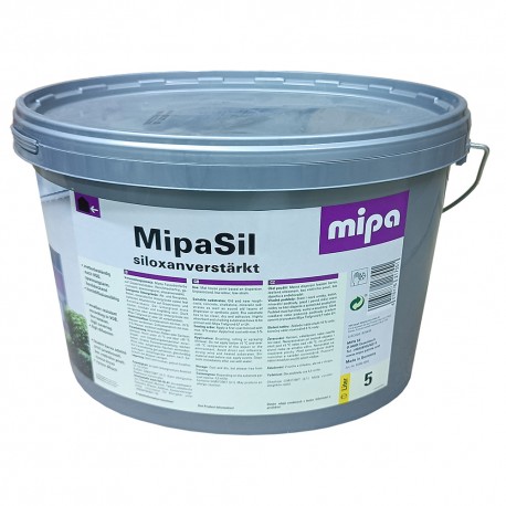 Кольорова стійка до атмосферних впливів фасадна фарба MipaSil від «Mipa», 5 л