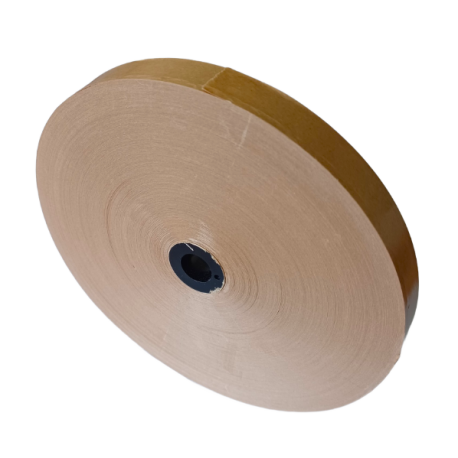 Стрічка клейова "Шуманн" (60г+20г) 200 м/п коричнева